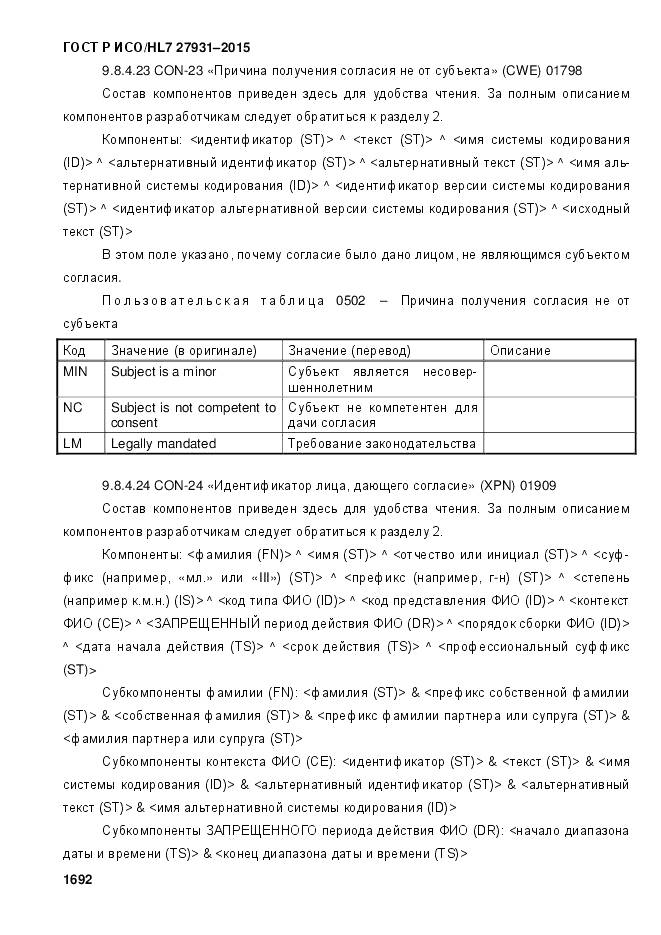 ГОСТ Р ИСО/HL 7 27931-2015, страница 1699